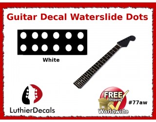 Guitar Decal Fret Neck Waterslide Dots #77aw